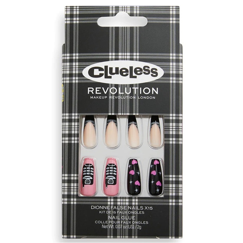 Clueless “Dionne” Revolution False Nails and Glue Kit